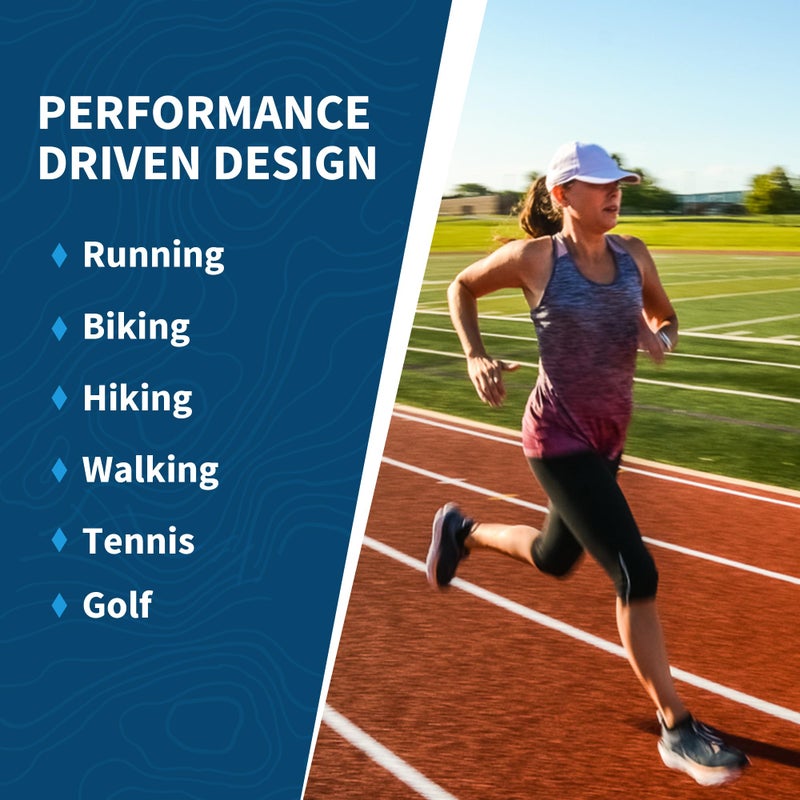 TrailHeads UV Protection Running Hats for Women, 50+ UPF - Summer Hats for Women Baseball Cap - Tennis, Golf, Gym, Workout - White - Image 3